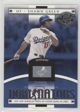 2001 Donruss Class Of 2001 Dominators Shawn Green #DM-16 0t2