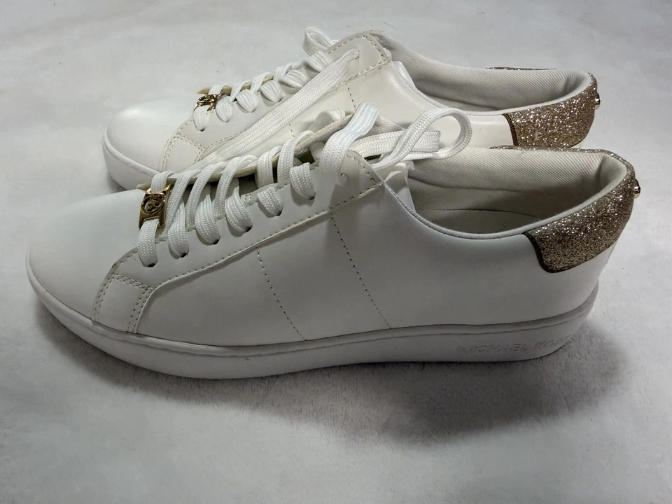 Michael Kors White Sneakers NEW Size 7 - Image 4 of 4