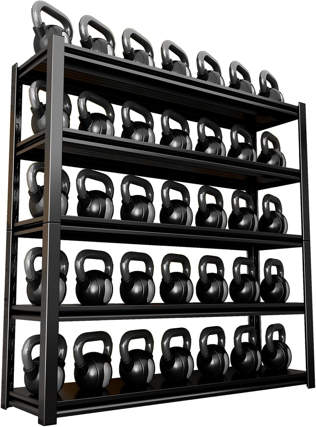 Adjustable 5-Tier Heavy Duty Garage Shelves 2500LBS Capacity Metal Storage Rack