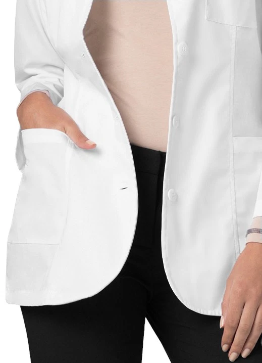 "Adar Women Doctor Nurse Uniform Multiple Pockets Princess Cut Lab Coat - 30""" - Image 4 of 4