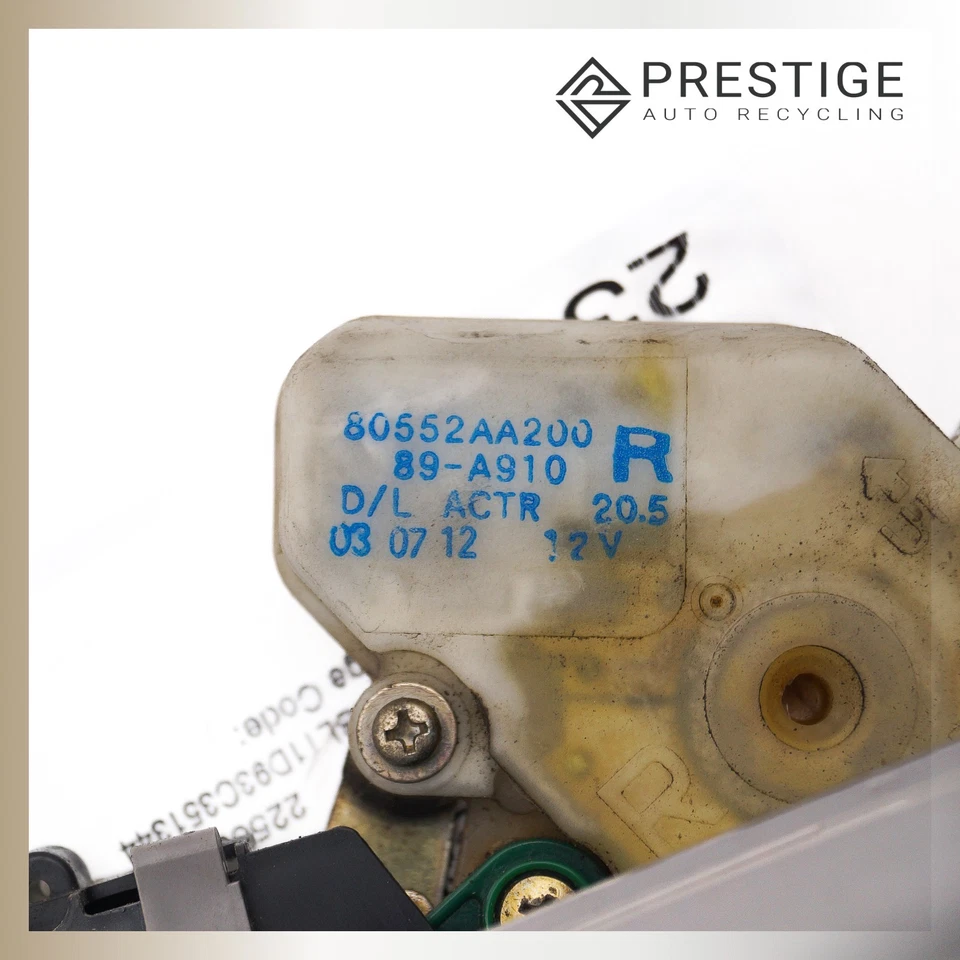 Actuador de cierre de puerta delantero derecho Nissan Altima 2002-2006 80502-8J000 OEM Foto 3 de 4