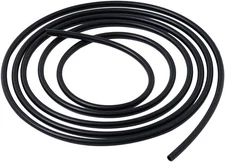 10ft 1/4" ID Black Silicone Tubing Food Grade High Temp Hose Tube