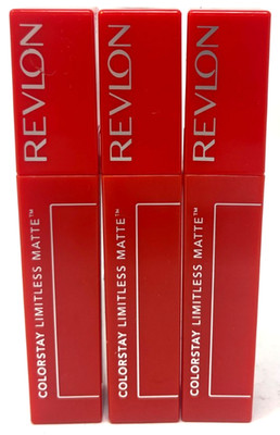 (3) Revlon Colorstay Limitless Matte Liquid Lipstick Sealed 009 - Hot Take