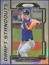 Jacob Steinmetz 2021 Panini Prizm Draft Picks - Draft Standouts Prizm #DS-JS