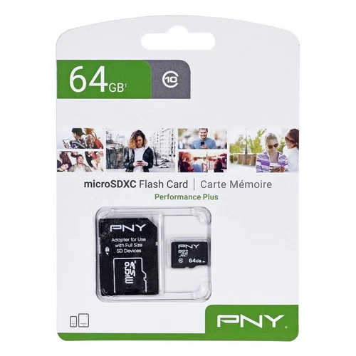 751492625683 PNY Performance Plus 64 GB MicroSDXC Class 10 PNY Technologies - Picture 2 of 2