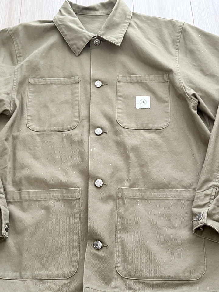 UNIFORM EXPERIMENT GABRIELLE JACKET OLIVE SZ 2 M SPLATTER — 第 2/4 张图片