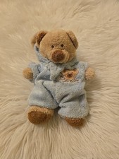 Baby TY - PJ BEAR Blue Small w/ Removable PJ's - 7 Inches Rare HTF 2004