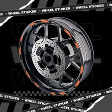 Orange 17'' Rim Wheel Sticker Decal Strip Tape R01B For Triumph Sprint 900 -MC