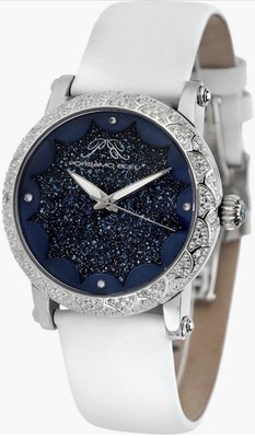 Porsamo Bleu Silver and Blue Women's Watch Original Price $1800. Brand New