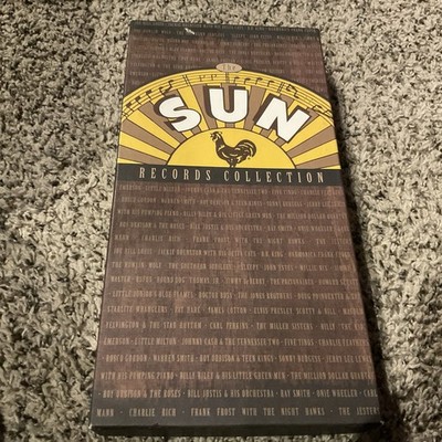 SUN RECORDS  COLLECTION - RHINO / SUN - (3) CD BOX  SET WITH 32 PG BOOKLET