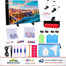 A4 Diamond Painting Light Pad with Accessories for Art, Embroidery Stenciling