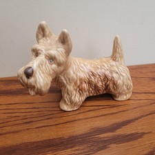 Vintage SylvaC 72 Scottish Terrier Dog Beige & Brown