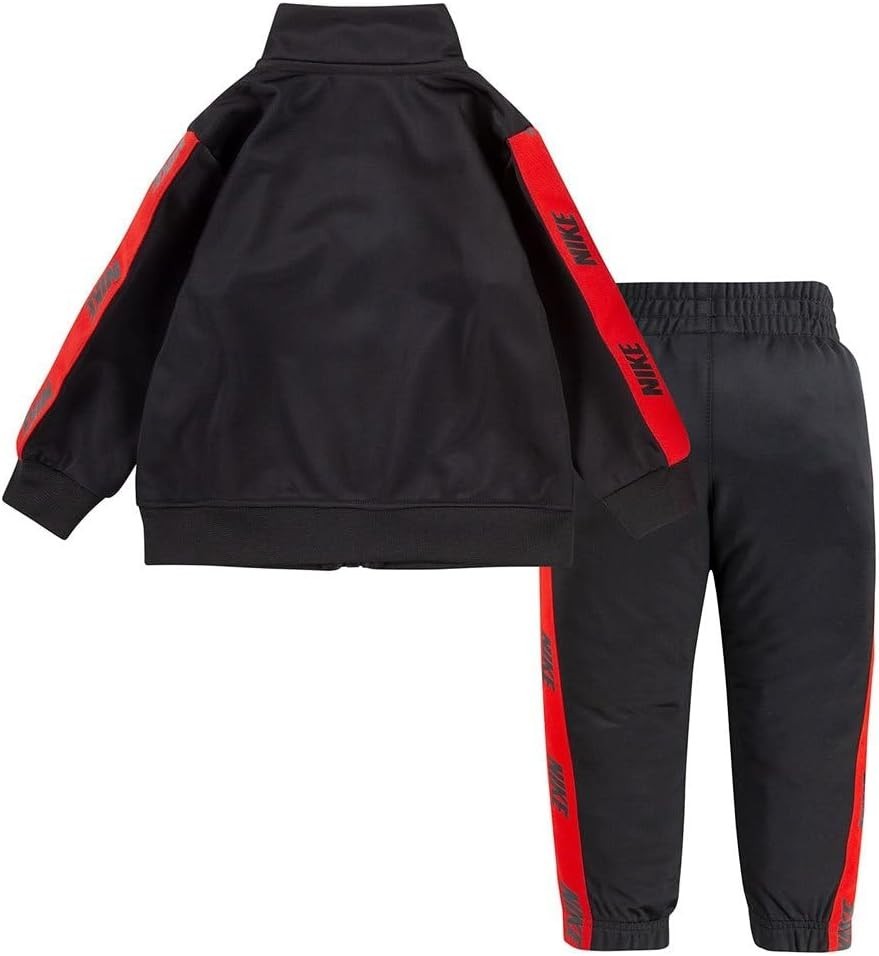 SACAI X NIKE Set giacca pantaloni tuta pista bambino Nike 12mo nero rosso nuovo