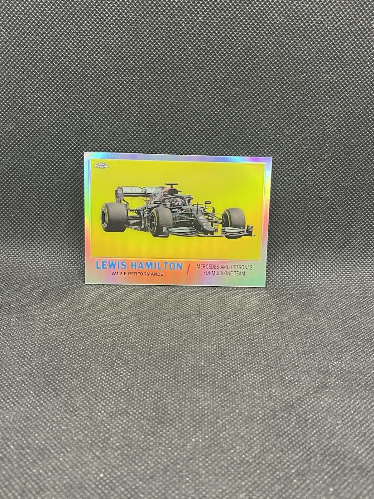 Refractor Lewis Hamilton Card T61-LH Mercedes W12 2021 Topps Chrome Formula 1 F1