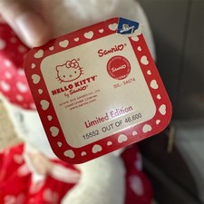 Limited Edition 2012 Hello Kitty LOVE Build A Bear Dress and Shoes Sanrio
