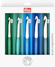 Prym Ergonomics Crochet Hook Set, Large 7mm, L, M, N, O , Multicolor