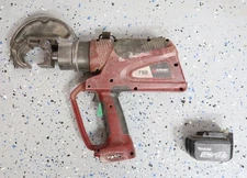 Burndy Patriot 750 Crimper 12 Ton Hydraulic Crimping Tool New Battery TESTED