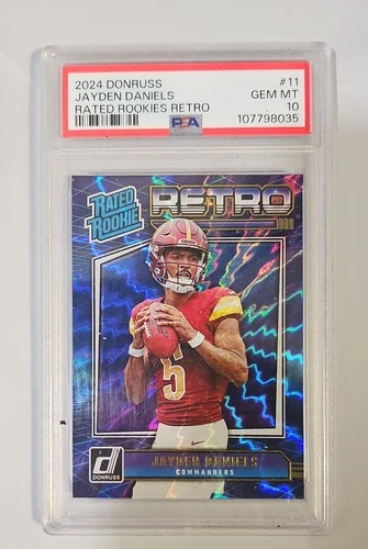 2024 Panini Donruss - Rated Rookie Retro Jayden Daniels #11 (RC)