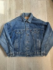 Vintage Levis Trucker Jacket Mens Medium Blanket Lined MADE IN USA 70507-0314