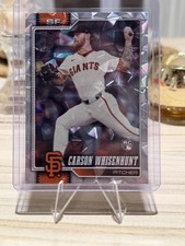 2026 Topps Series 1 Carson Whisenhunt RC Diamante Foil Parallel SF Giants