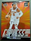 JALEN BRUNSON-2025 OPTIC-EXPRESS LANE INSERT-NY KNICKS 🏀 BASKETBALL CARD-CF