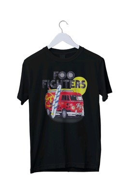 Foo Fighters Camper Van Vintage Grafik Unisex T-Shirt S M L XL 2 3 4 XL