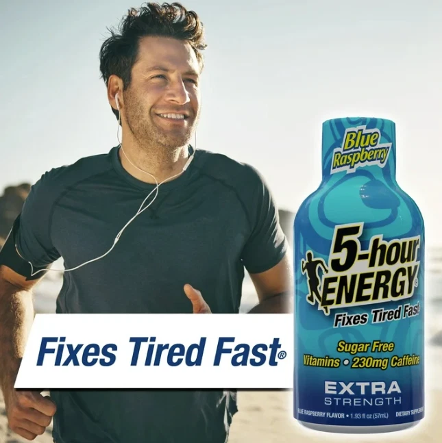 Disparo ENERGY 5 horas, fuerza extra, frambuesa azul, 15 unidades Foto 4 de 4