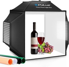 16"x16" Studio Light Box with 480pcs LEDs Lights 4 Color PVC Photography Tent