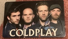 Coldplay Guitar Pick Card- Guitar Picks