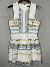 BCBG MAXAZRIA Cecile Summer Lace Dress Women's Size 12 Lined Graduation Events