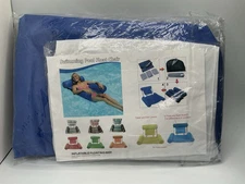 Swimming Pool Foldable Inflatable Seats Water Floating Bed Chair Beach Home Use