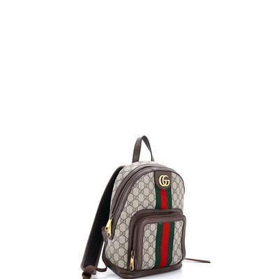 Gucci Ophidia Backpack GG Coated Canvas and Leather Small | eBay