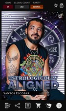 Santos Escobar Astrologically Aligned Iconic - Topps Slam WWE Cosmic Chrome