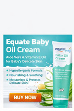 Equate Baby Hypoallergenic Aloe Vera  Vitamin E Oil  Gentle Baby Skin Care  8