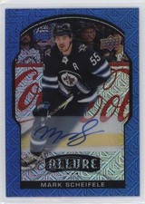 2020-21 Upper Deck Allure Blue Line Auto 15/35 Mark Scheifele #61 Auto 15nx