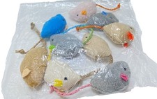 Catnip-Infused Cat Toys 9-Piece Mouse Set for Cats  Kittens, Brand New