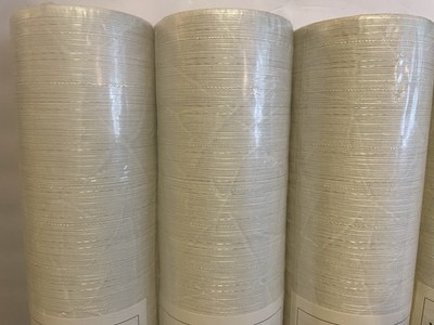York Wallcoverings NA8033 Silver Off White Wallpaper 28.70 Sq Ft 5.5 Yds 4 Rolls
