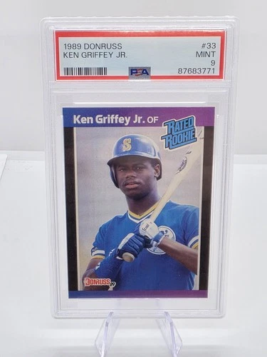 Ken Griffey Jr 1989 Donruss RC PSA 9 Seattle Mariners!