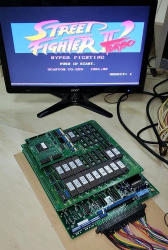 Street Fighter 2 Hyper Fighting Turbo CPS Board PCB Arcade Video Game Capcom
