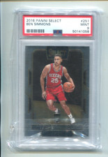 2016 Panini Select - BEN SIMMONS - Rookie Card #251 - 76ers  PSA 9