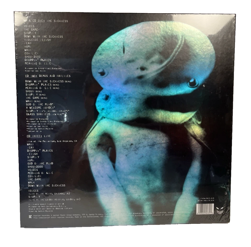 Disturbed The Sickness 25th Anniversary Super Deluxe Ltd Ed Set NEW/SEALED - Image 4 of 4