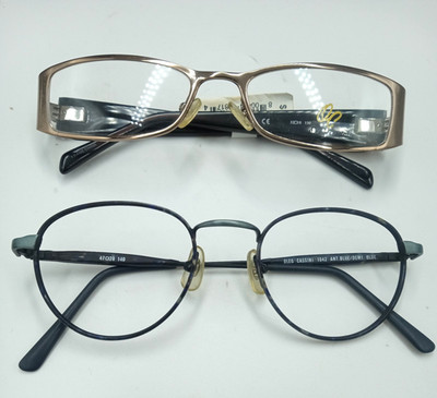Oleg Cassini Eyeglasses 52-18-130 Gold OR 47-20-140 Blue Eyeglass Frames Glasses