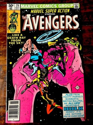 Marvel Super Action #25 (Marvel Comics November 1980) starring The Avengers 