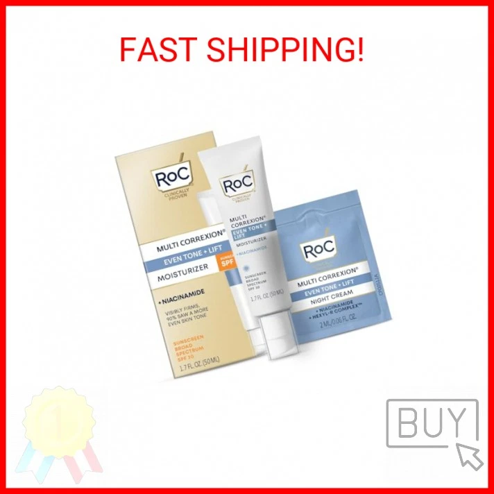 Crema hidratante facial diaria antienvejecimiento RoC Multi Correxion 5 en 1 de amplio espectro Foto 2 de 2