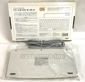 SEGA DREAMCAST DC KEYBOARD CONTROLLER CLEAR HKT-4000 OFFICIAL BOXED
