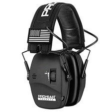 Digital Electronic Shooting Ear Protection Sound Amplification Earmuffs, 23dB NR