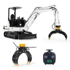 LESU Aoue PC30 B0003 1/14 RC Hydraulic Mini Digger Part Metal Log Grapple Clamp