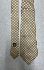 Louis Vuitton Cravatta Damier Cintura Portafoglio Porta Biglietti da Visita C...