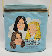 Vintage 1977 Aladdin CHARLIE'S ANGELS Vinyl Lunchbox / Brunch Bag