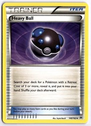 Heavy Ball 140/162 XY BREAKthrough Uncommon Trainer